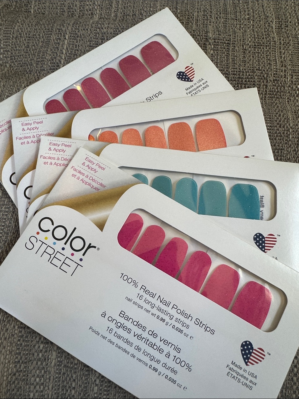 Color Street Nail Strips- Sparkly Summer Brights